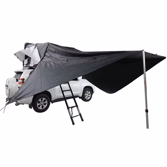 Lazyhiker 屋外高品質 SUV オーニング ABS ハードシェル カー トップ テント スカイ ウィンドウ付き 中国車のテント メーカー