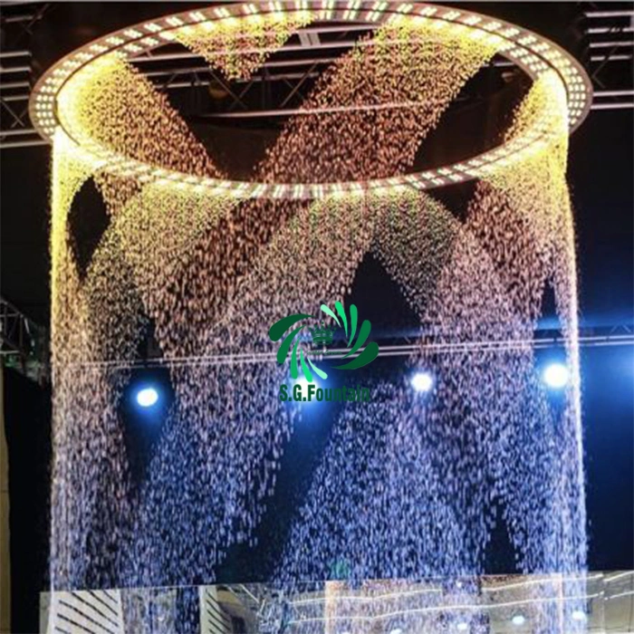 OEM Modern Graphic Digital Stainless Steel Outdoors Park Water Curtains Fountain Accessories