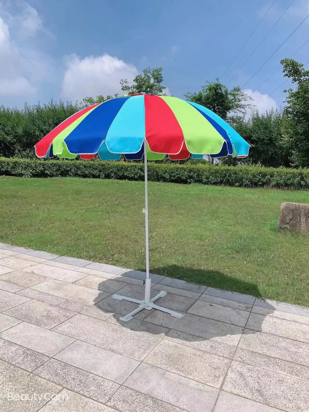 High Quality Customized Polyester Outdoor Beach Umbrellas