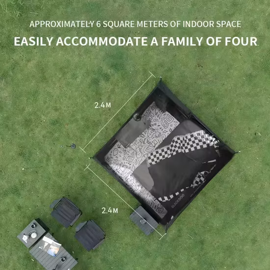 ポータブルビーチキャンプ防水防風屋外テント